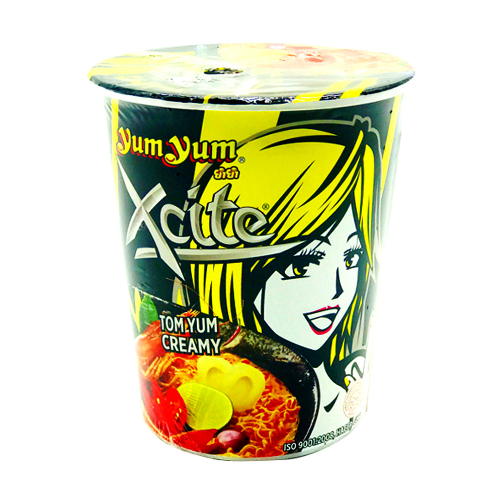 Yum Yum Xcite Tom Yum Creamy Noodle Cup 70g